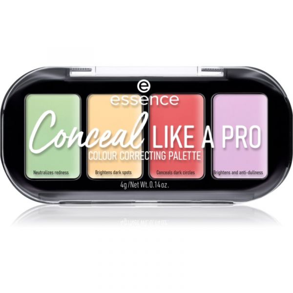 Essence Conceal Like a Pro Paleta de Corretores 4 g