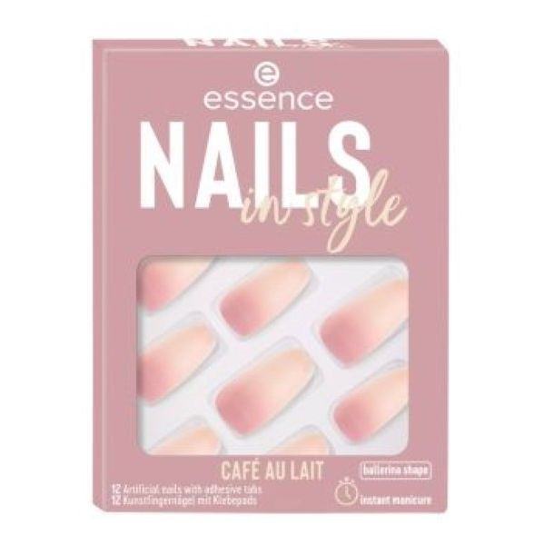 Essence Nails in Style Unhas Postiças 16 Café au Lait