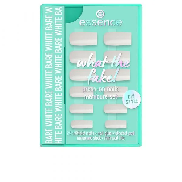 Essence What The Fake! Unhas Postiças Branco Puro #04