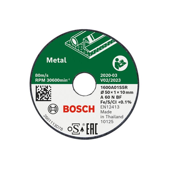 Bosch Disco de Corte Expert Inox Reto 50 mm Set 3 Unidades