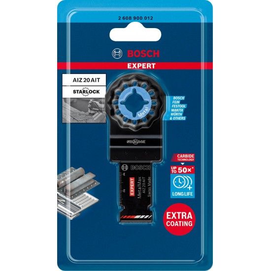 Lâmina AIZ 20 AIT EXPERT MetalMax 40 x 20 mm refª 2608900012 BOSCH
