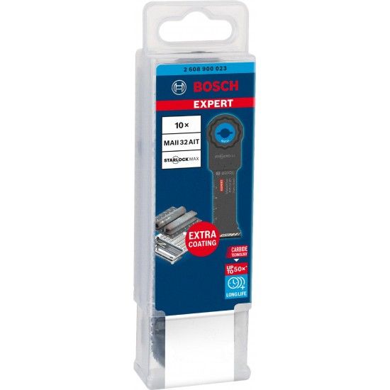 Lâmina EXPERT MetalMax MAII 32 AIT de 70 x 32 mm, 10 un. refª 2608900023 BOSCH