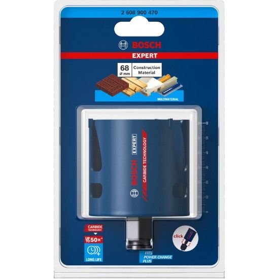 Serra craneana EXPERT Construction Material 68 x 60 mm refª 2608900470 BOSCH