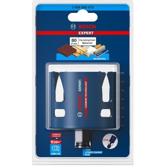 Serra craneana EXPERT Construction Material 80 x 60 mm refª 2608900475 BOSCH