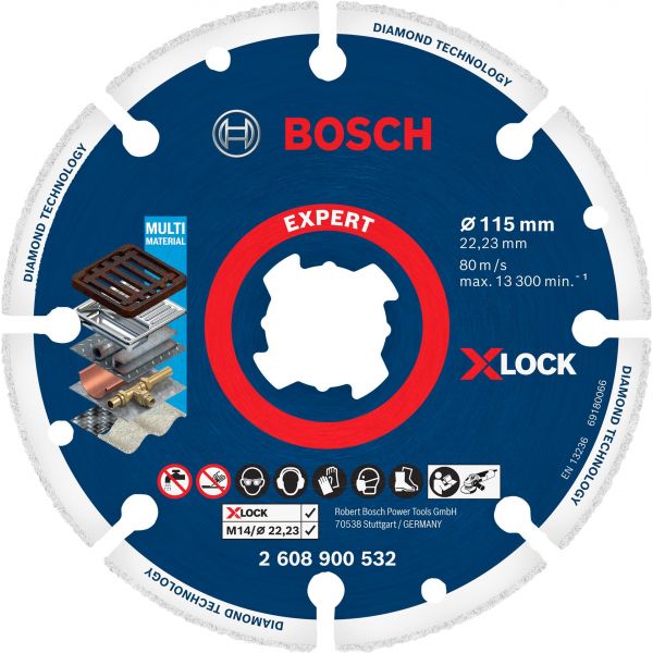 Bosch Disco Diamante X-lock Diamond Metal 125mm