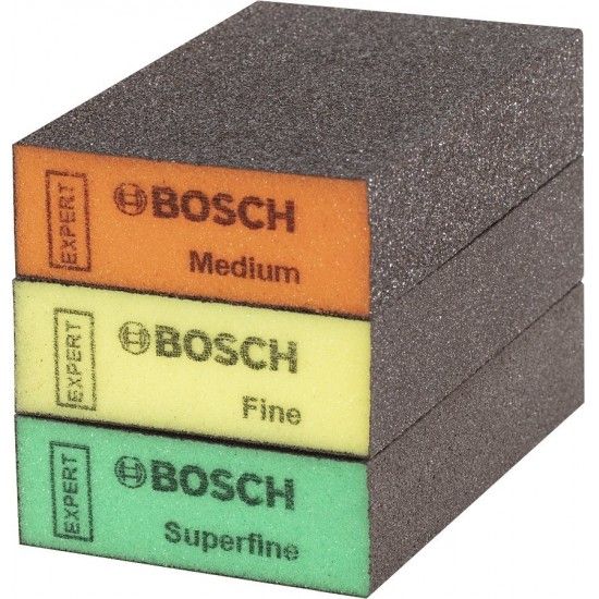 BLOCO LIXA S471 3PÇ 69x97x26mm REF 2.608.901.175 BOSCH