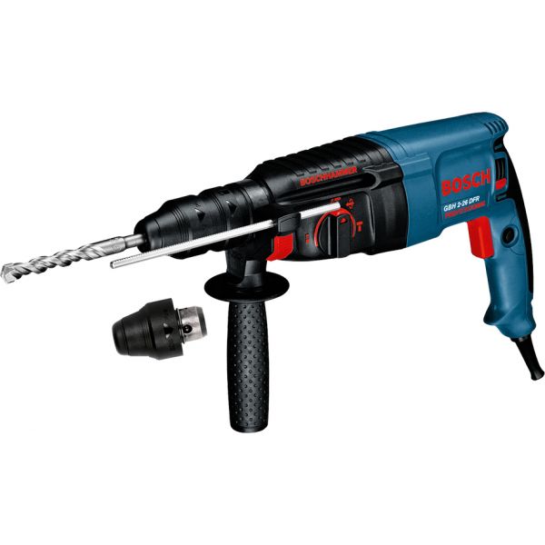 Bosch Professional Berbequim GBH 2-26 DFR 800W 900 RPM SDS Plus + Chave de Fendas GSB 185-LI 18V