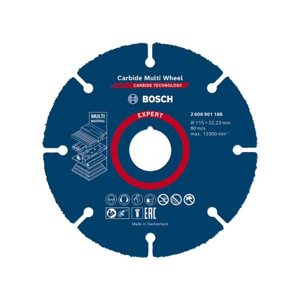Bosch Disco Abrasivo EXPERT Carbide Multi Wheel 115 mm