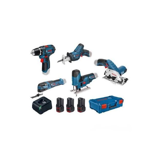 Bosch Conjunto Profi 12v 5 Uni Gsr Gst Gop Gks Gsa - 0615A0017C