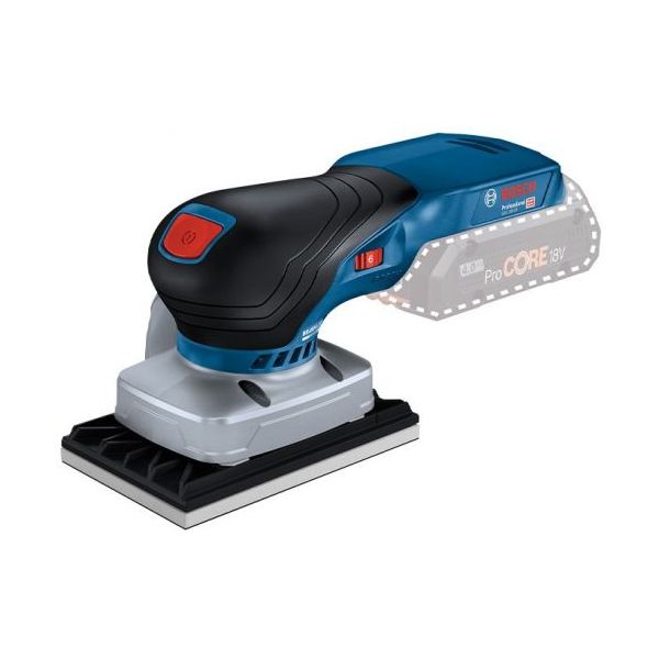 Bosch Lixadeira Orbital/Vibratória GSS 18V-13 Professional Solo com L-Boxx e 3 Pratos