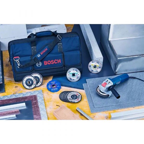 Bosch Kit Rebarbadora Angular GWX 750-115 com X-LOCK 0615997611