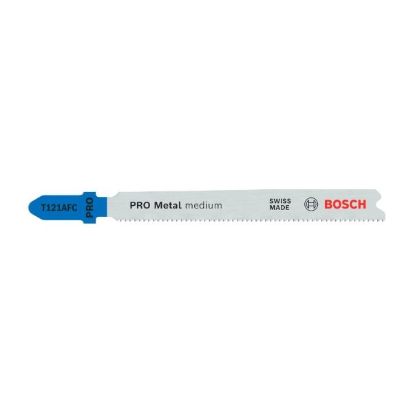 Bosch Lâmina de Serra Vertical Pro Metal Medium T121AFC, 92 mm, 3 Unidades