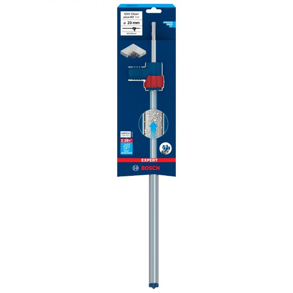 Bosch Kit Brocas para Martelo EXPERT SDS Clean plus-8X 20 x 400 x 550 mm