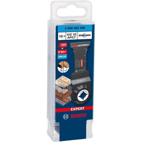 EXPERT MultiMax AIZ 32 APILT Multitool Blade, 10 pcs refª 2608902396 BOSCH