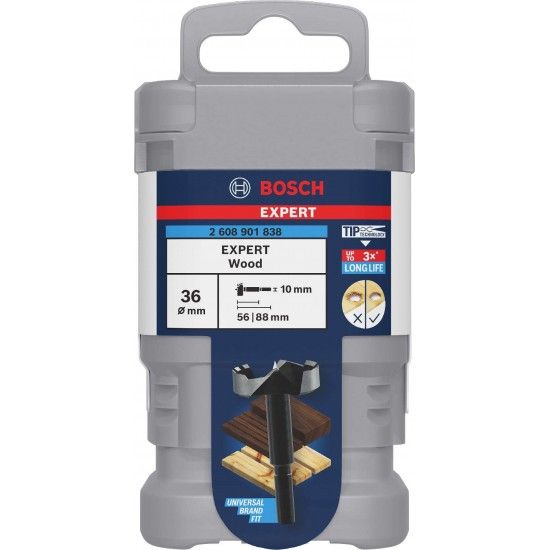 Broca EXPERT Wood Forstner, 36mm refª 2608901838 BOSCH