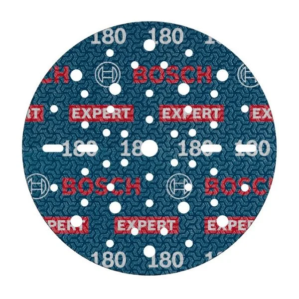 Bosch Expert O780 Disco de Lixa 150 mm, Grão 180, 50 Unidades