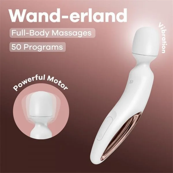 Satisfyer Wand Erland Vibrador Branco
