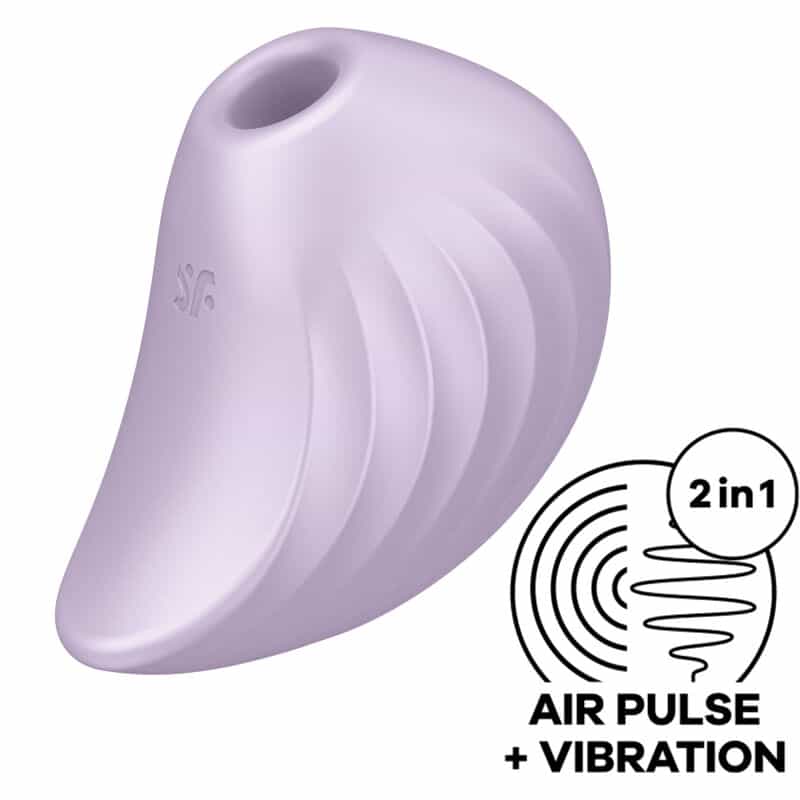 Satisfyer – Estimulador E Vibrador De Pulso De Ar Pearl Diver Violeta