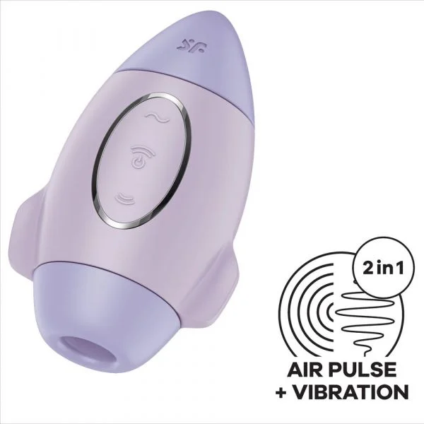 Satisfyer Vibrador de Impulso Duplo Pequeno Lilac Mission Control