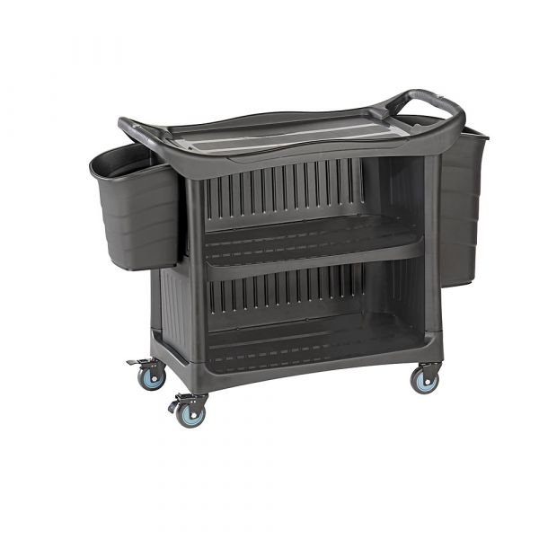 Kaiser+kraft Carrinho de Serviço 3 Andares, Revestimento, Cxlxa 1115 X 525 X 960 mm Preto - M1614585-484057