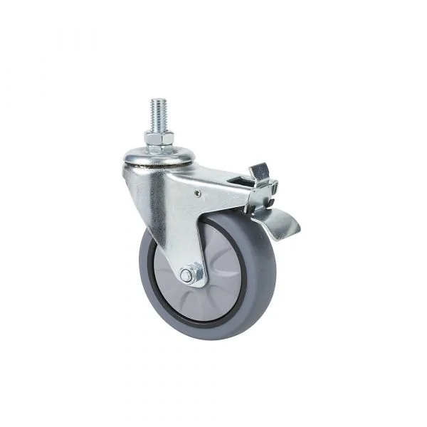 Kaiser+kraft Roda Standard, Travão, Ø 100 X 27 mm Cinzento, Prateado - M9568040-532869
