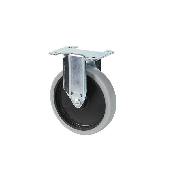 Kaiser+kraft Roda Fixa, para Modelos Ec/echd, Ø 125 mm Preto, Cinzento - M12624425-480043