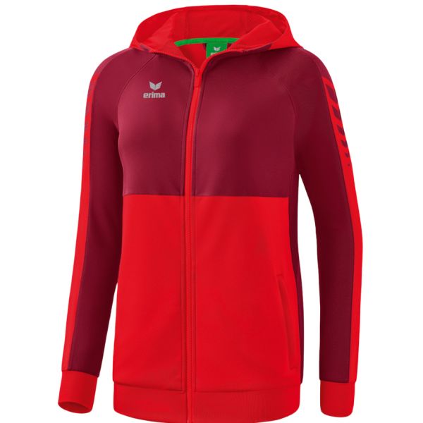 Erima Casaco com capuz Six Wings Jacket W 1032216 Vermelho 44