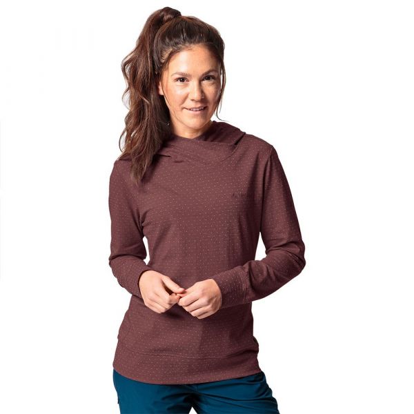 Vaude Tuenno Hoodie Castanho 36 Mulher
