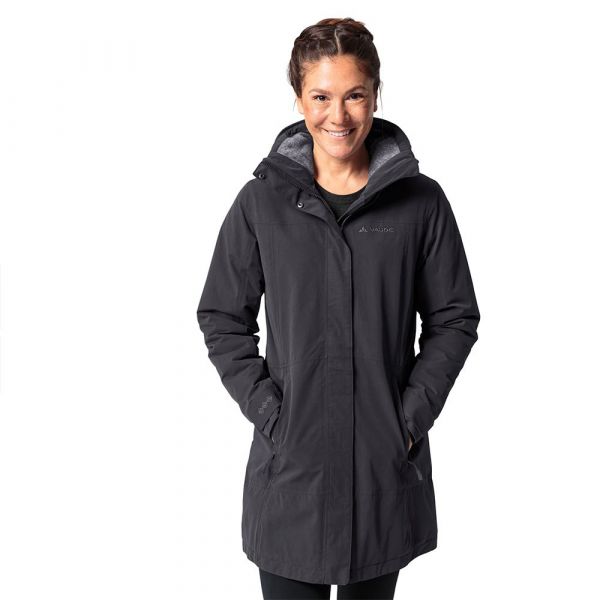Vaude Skomer Wool Ii Parka Preto 42 Mulher