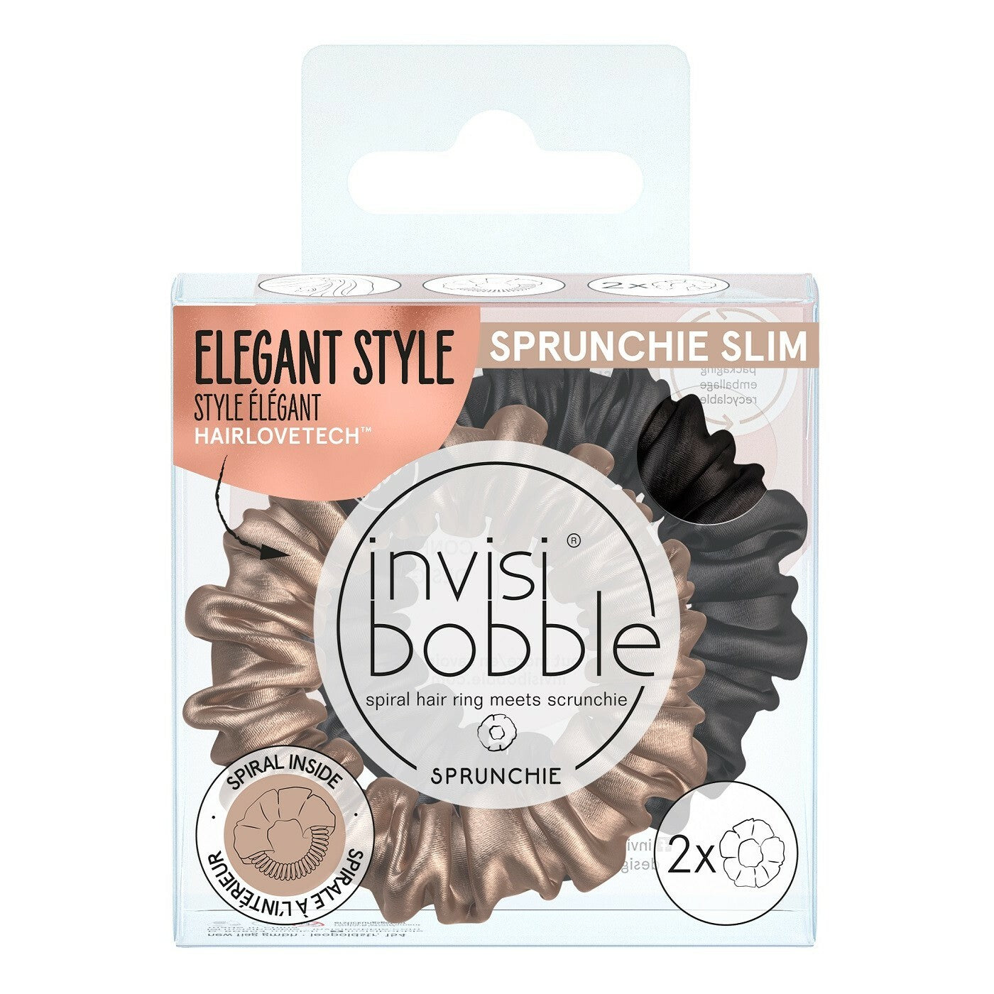 Invisibobble Sprunchie Slim True Golden x2 – Scrunchie