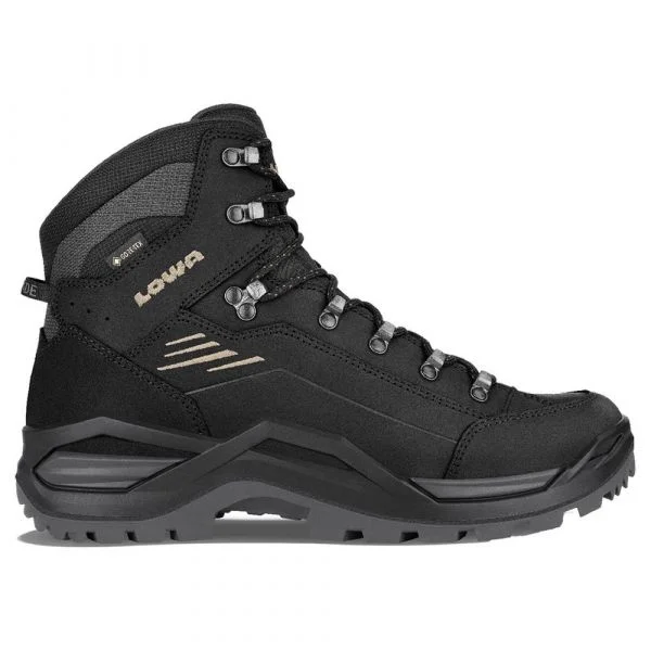 Lowa Renegade Evo Goretex Mid Hiking Boots Preto 42 1/2 Homem