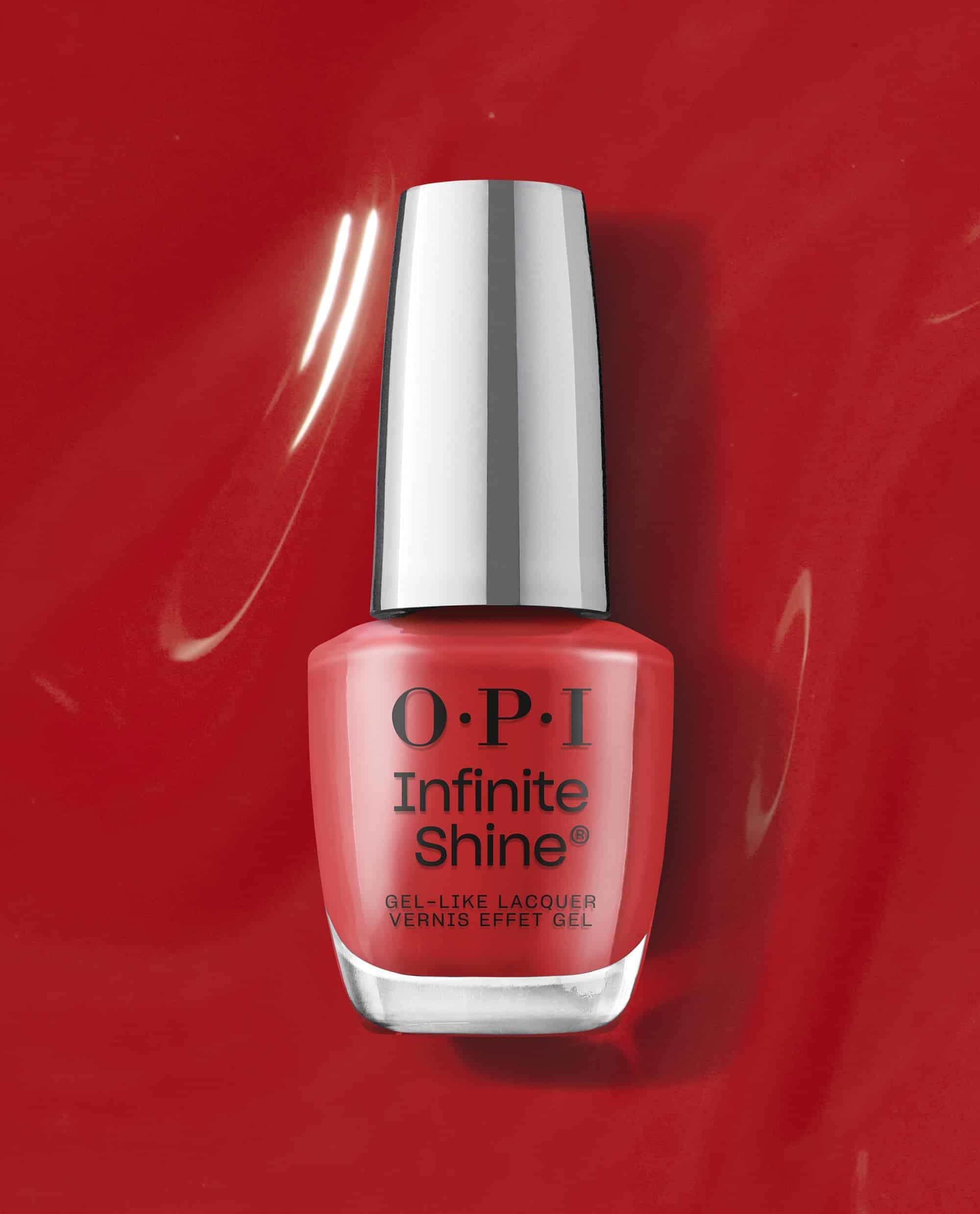 Opi Infinite Shine Esmalte De Uñas De Larga Duración Efecto Gel Big Apple Red 15ml