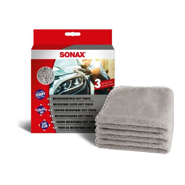Sonax 3 Panos de Microfibras Ultrasuaves 3 Unid