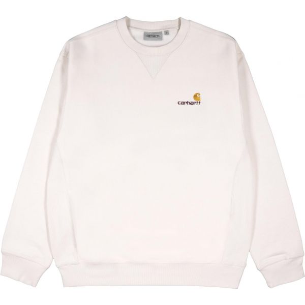 Carhartt Wip American Script Sweatshirt i025475-05xx L Branco