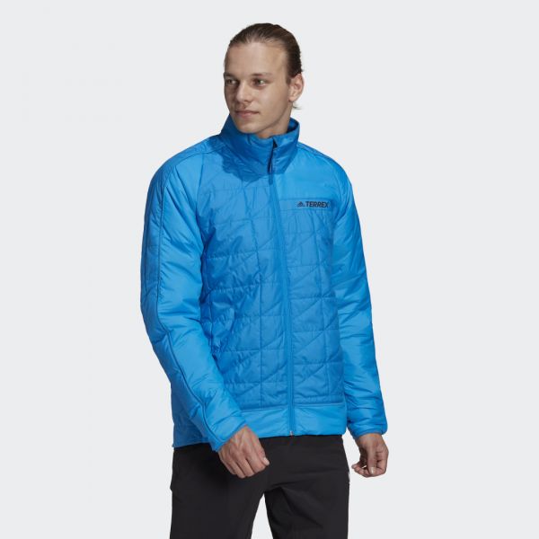 adidas Casaco com Isolamento em Material Sintético Multi TERREX Shock Blue M - H53415-M