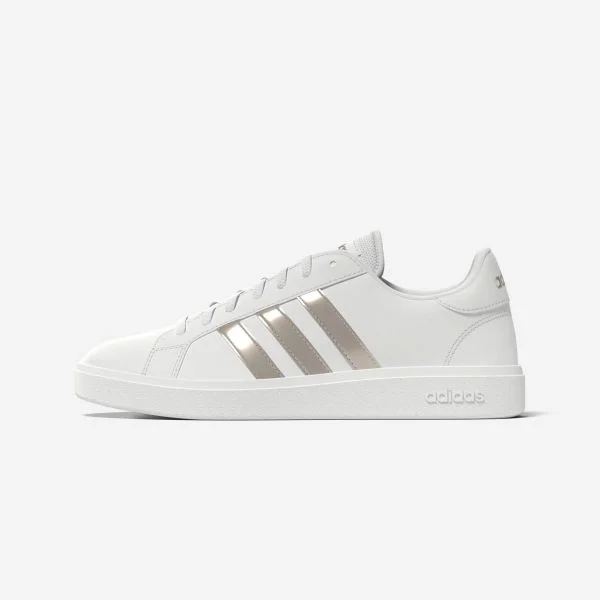 Adidas Sapatilhas de Caminha Court Base branco/prateado-39 1/3