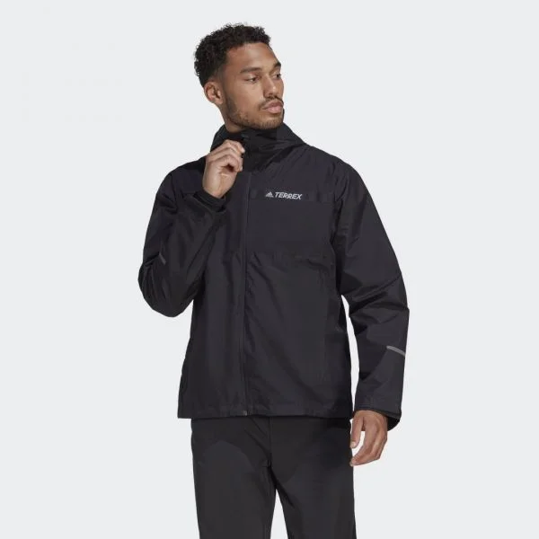 adidas Casaco Impermeável de 2 Camadas RAIN.RDY Multi TERREX Black L - HF0831-0004