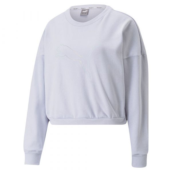 Puma Nova Shine Pull Over Sweatshirt Roxo M Mulher