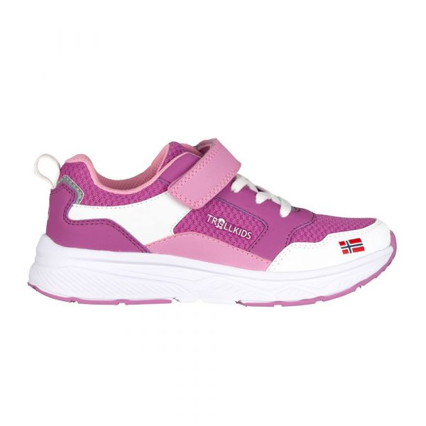 Trollkids Haugesund Trainers Branco,Rosa 33