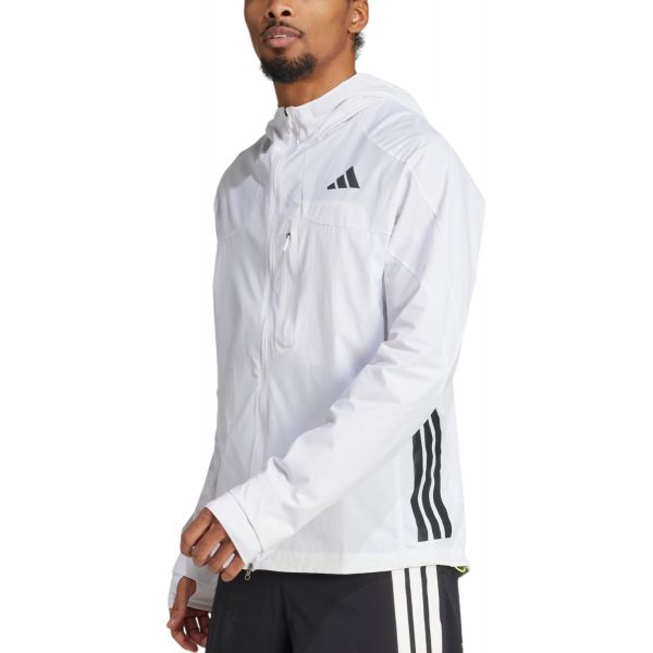 Adidas Casaco com Capuz Adizero jf3471 XL Branco