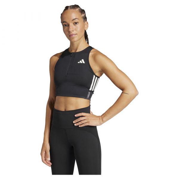Adidas Camisola de Alças Adizero Crop jn7162 L Preto