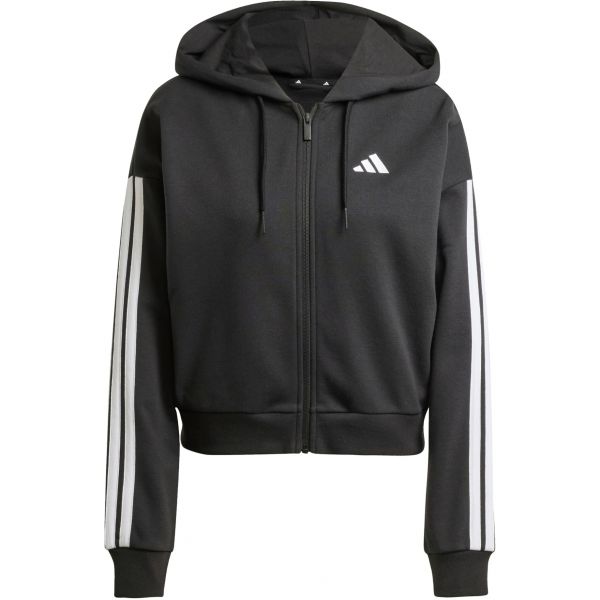 Adidas Sportswear Sweatshirt com Capuz 3S Ft Fz hd je0052 XL Preto