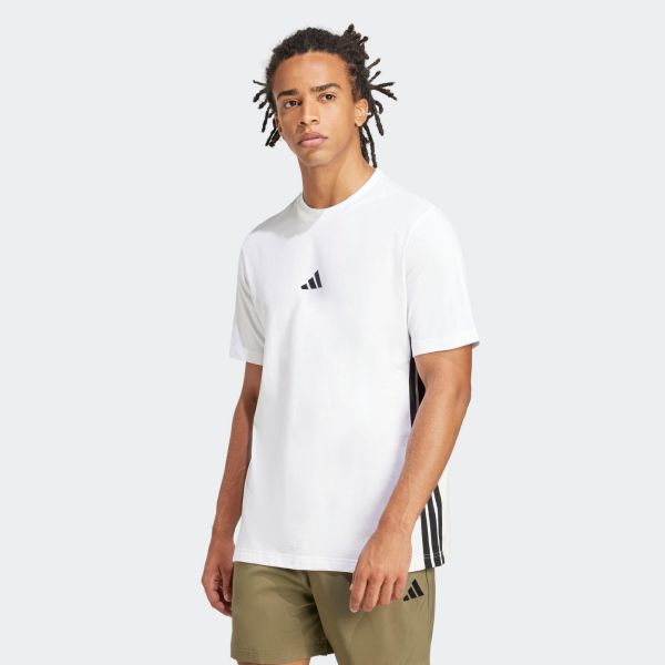 Adidas T-shirt de Fitness Branco-m