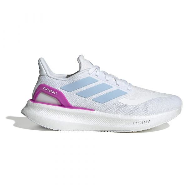 Adidas Sapatilhas de Running Pureboost 5 Cloud White / Glow Blue / Purple Burst 39 1/3