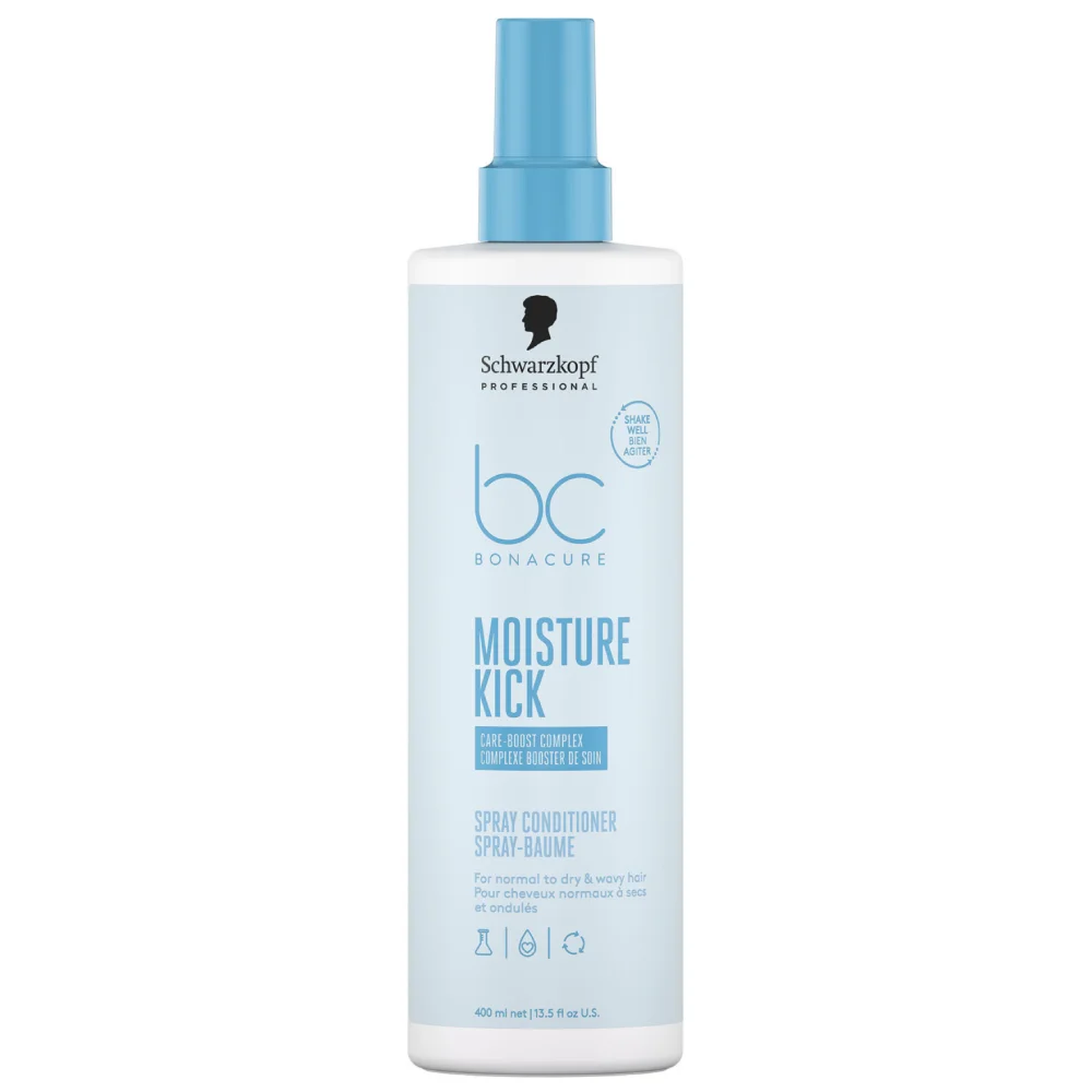 Schwarzkopf - BC Bonacure Clean Moisture Kick Spray Condicionador Hidratante 400 ml