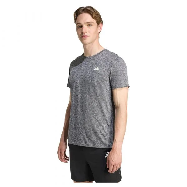 Adidas T-shirt Own the Run Melange jn9870 XL Cinzento