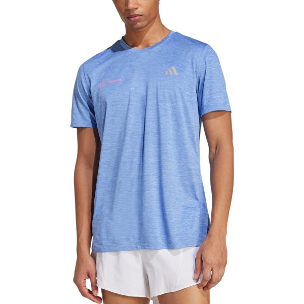 Adidas T-shirt Own the Run Melange jl8725 L Azul