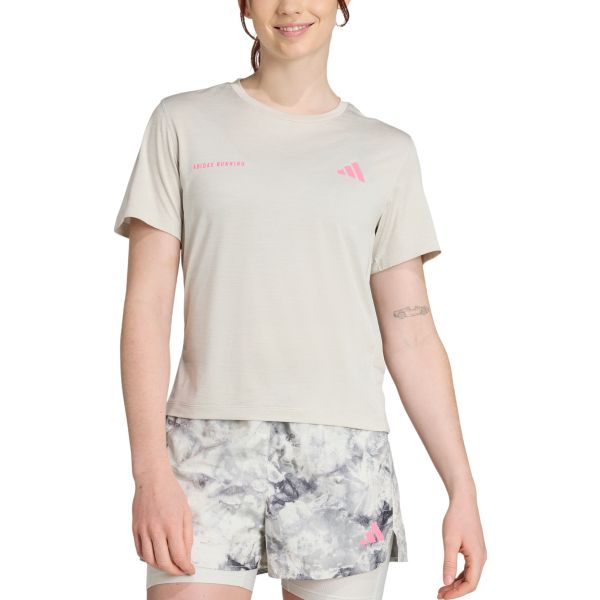 Adidas T-shirt Own the Run Melange jn9606 M Cinzento