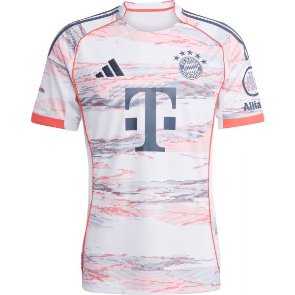 Adidas Camisa Fc Bayern München Away Jersey 2025/26 jn8524 S (135-140 cm) Branco
