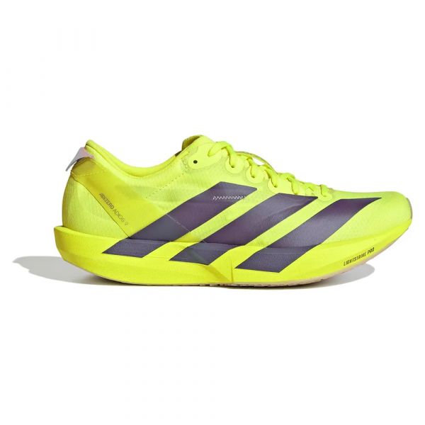 Adidas Sapatilhas de Running Adizero Adios 9 Solar Yellow / Aurora Plum / Powder Plum 39 1/3